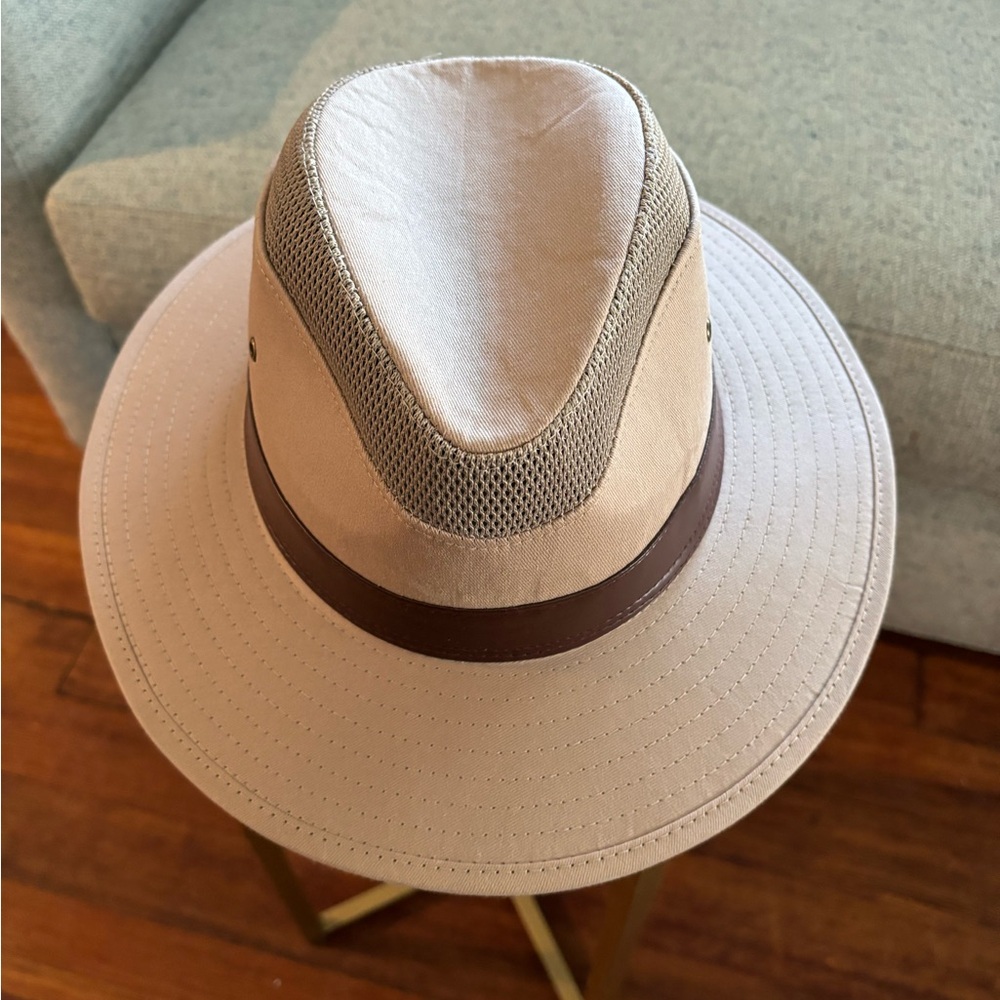 🌸King's Collection Hat - Khaki Cotton - NWOT